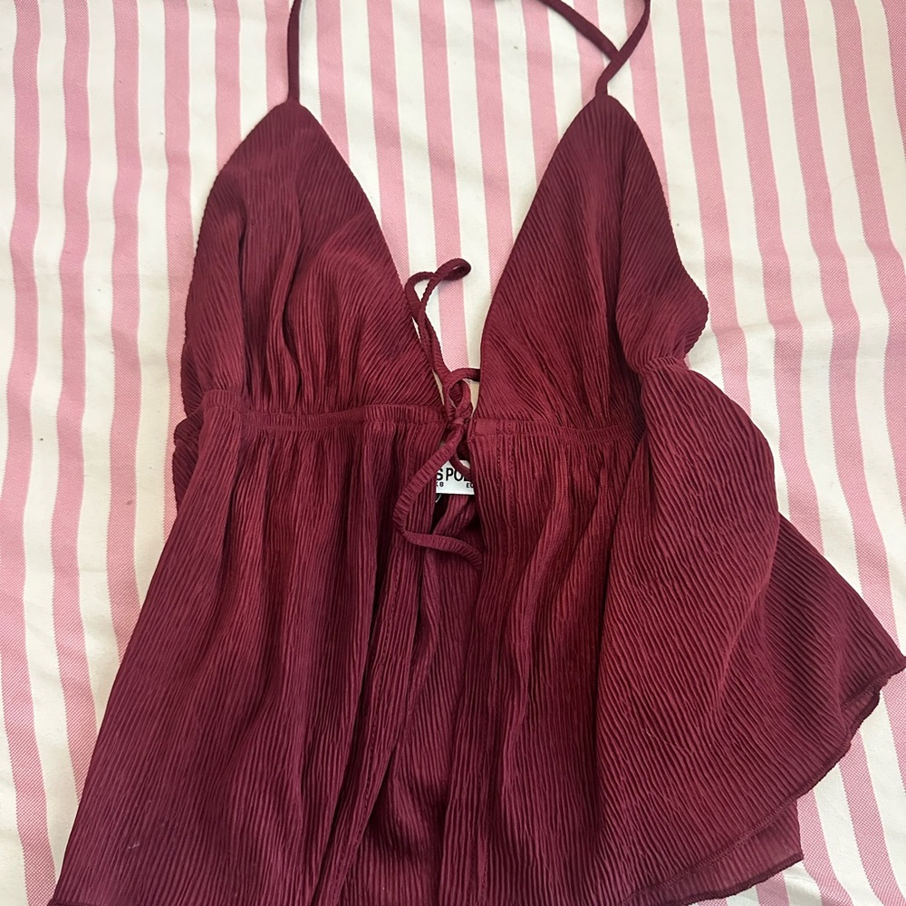 Princess Polly Deep Red Camisole Top